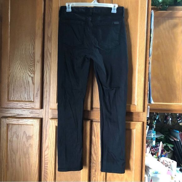 Jen7 by 7 For All Mankind Ankle Straight Jeans Black Size 6 - Picture 6 of 13